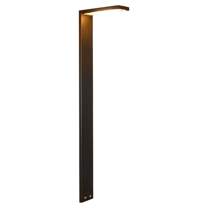 Outdoor Landscape Lighting LED 12V Low Voltage CDPS58 Stainless Steel Path Light | 3W 3000K Warm White Integrated LED 12V Low Voltage Landscape Light Black