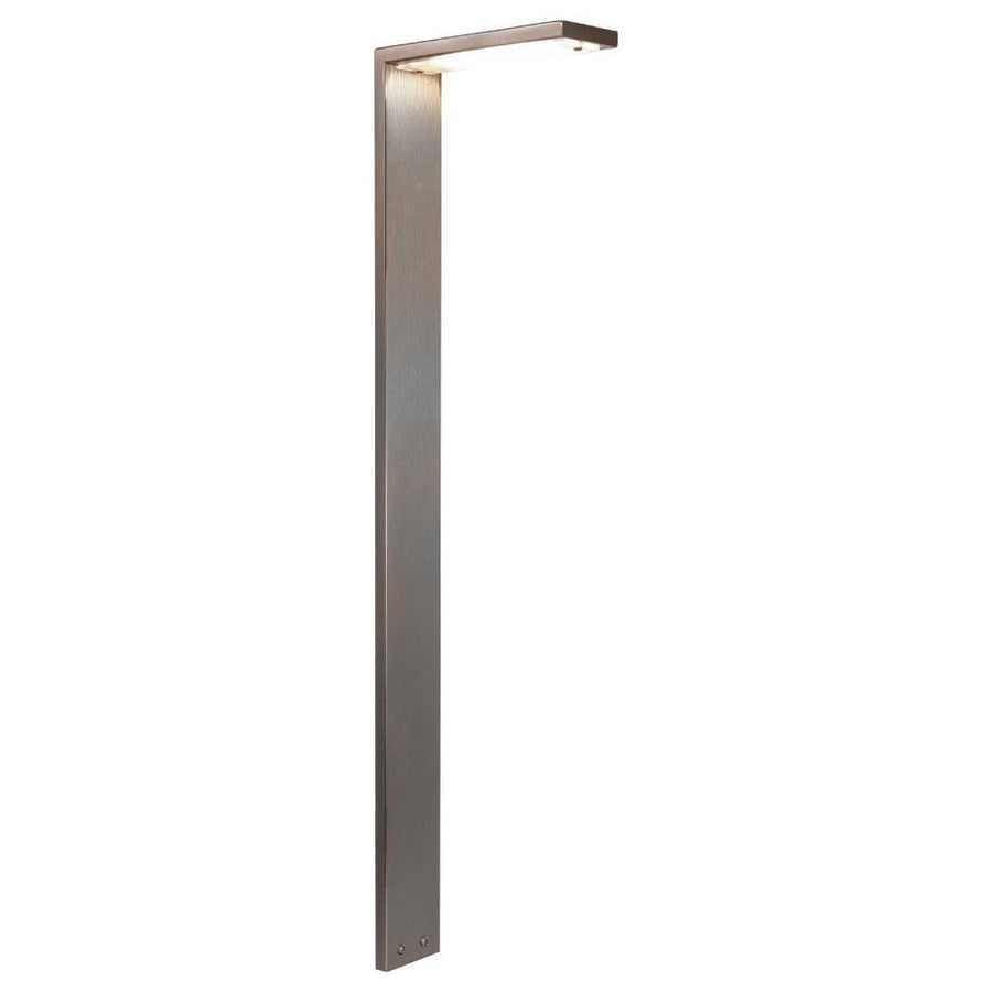 Outdoor Landscape Lighting LED 12V Low Voltage CDPS58 Stainless Steel Path Light | 3W 3000K Warm White Integrated LED 12V Low Voltage Landscape Light Stainless Steel