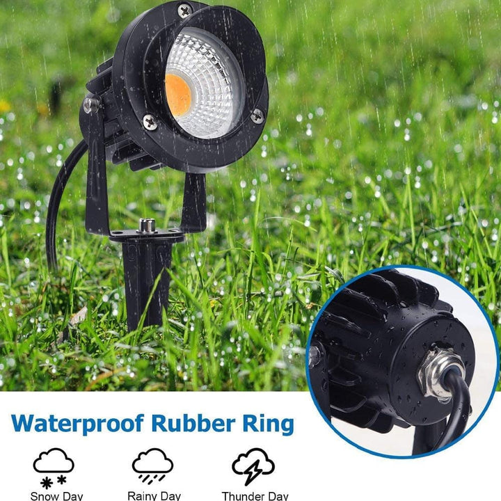 Outdoor Landscape Lighting LED 12V Low Voltage CD75 4x/8x/12x Package 7W 12V Low Voltage LED Directional Outdoor Landscape Aluminum Spotlight Narrow Beam 3000K
