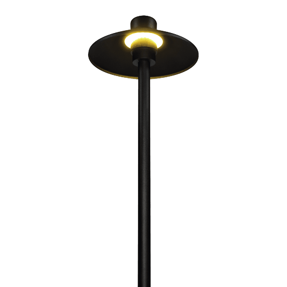 Outdoor Landscape Lighting LED 12V Low Voltage CDPA50 4x/8x/12x Package 3W 12V Low Voltage Smooth Hat Integrated 3000K Warm White Integrated LED Aluminum Path Light