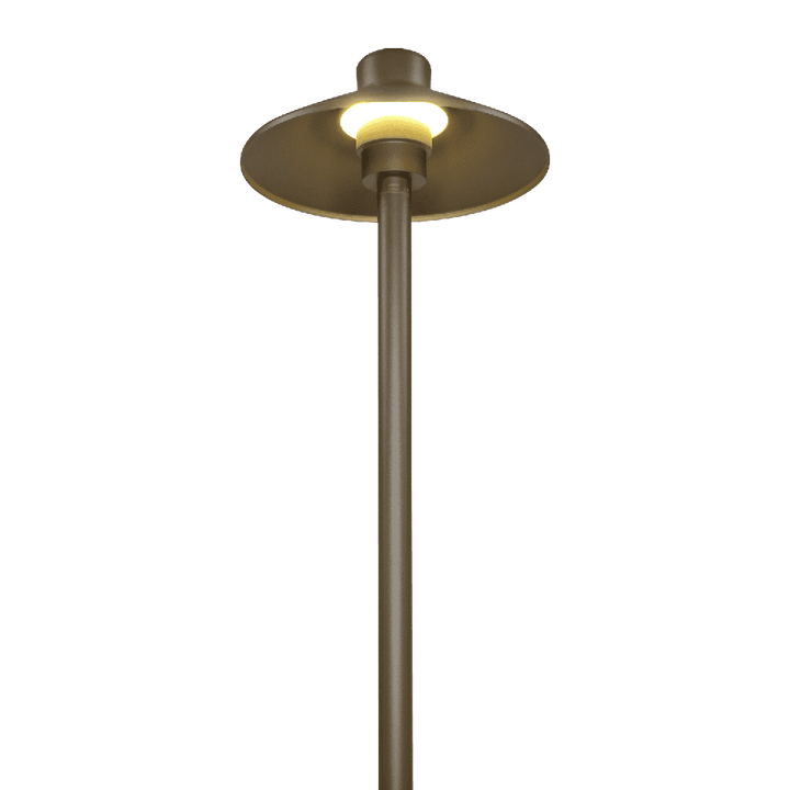 Outdoor Landscape Lighting LED 12V Low Voltage CDPA50 4x/8x/12x Package 3W 12V Low Voltage Smooth Hat Integrated 3000K Warm White Integrated LED Aluminum Path Light