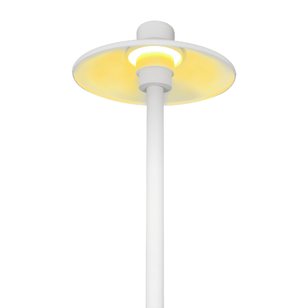 Outdoor Landscape Lighting LED 12V Low Voltage CDPA50 4x/8x/12x Package 3W 12V Low Voltage Smooth Hat Integrated 3000K Warm White Integrated LED Aluminum Path Light