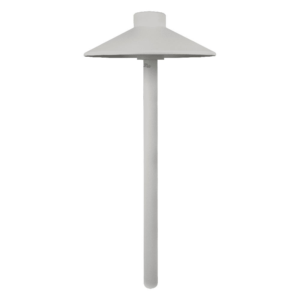 Outdoor Landscape Lighting LED 12V Low Voltage CDPA50 4x/8x/12x Package 3W 12V Low Voltage Smooth Hat Integrated 3000K Warm White Integrated LED Aluminum Path Light
