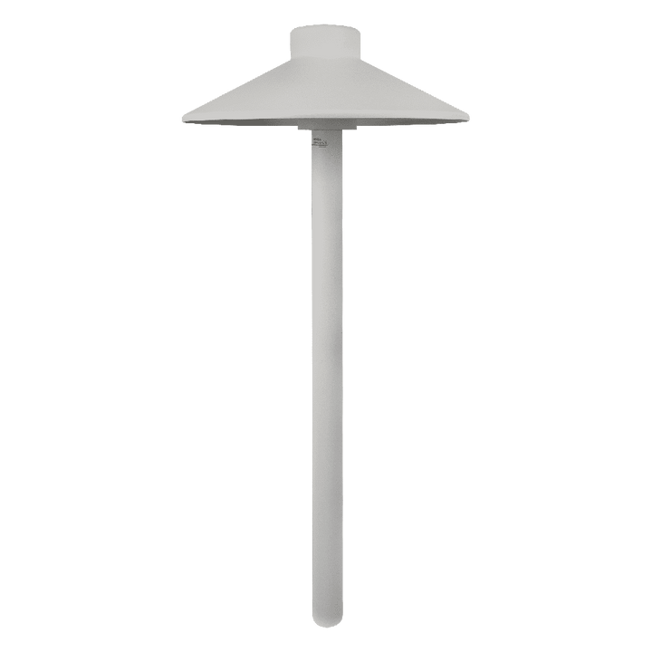 Outdoor Landscape Lighting LED 12V Low Voltage CDPA50 4x/8x/12x Package 3W 12V Low Voltage Smooth Hat Integrated 3000K Warm White Integrated LED Aluminum Path Light