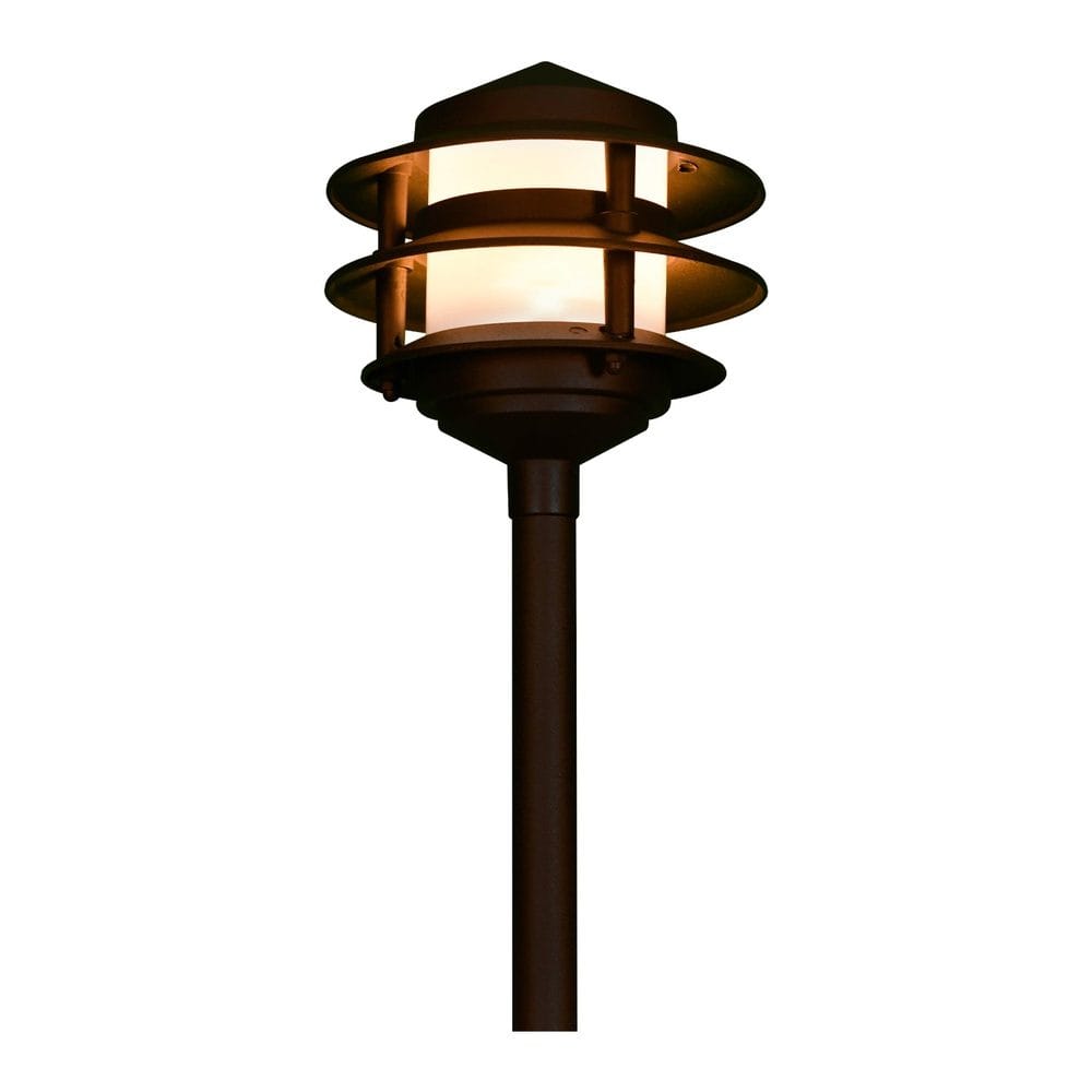 Outdoor Landscape Lighting LED 12V Low Voltage CDPA52 Cast Aluminum Path Light | 3W 3000K Warm White Integrated LED 12V Low Voltage Landscape Light