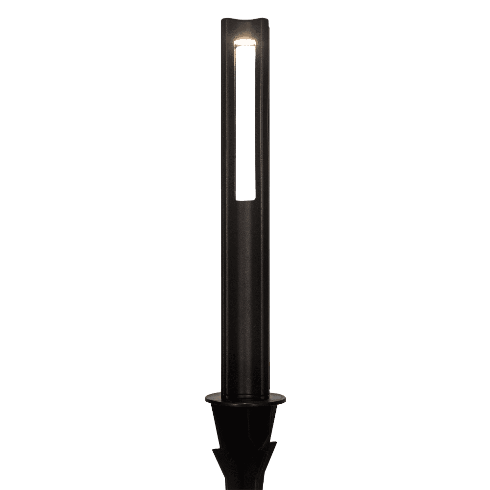 Outdoor Landscape Lighting LED 12V Low Voltage CDPA53 4x/8x/12x Package 12V Low Voltage 3000K Warm White Integrated LED Rectangular Bollard Light Outdoor Aluminum Path Lighting