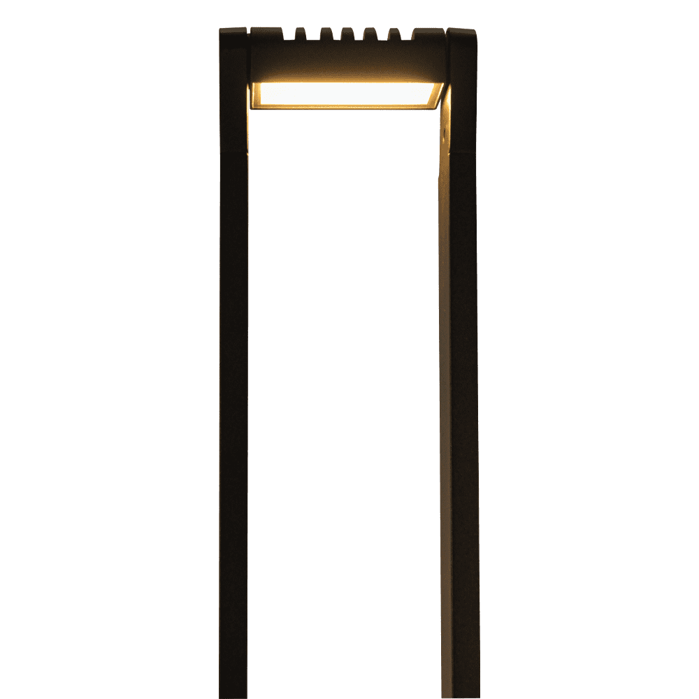 Outdoor Landscape Lighting LED 12V Low Voltage CDPA56 4x/8x/12x Package 8W 12V Low Voltage LED Rectangular Adjustable Bollard Landscape Aluminum Pathway Lighting