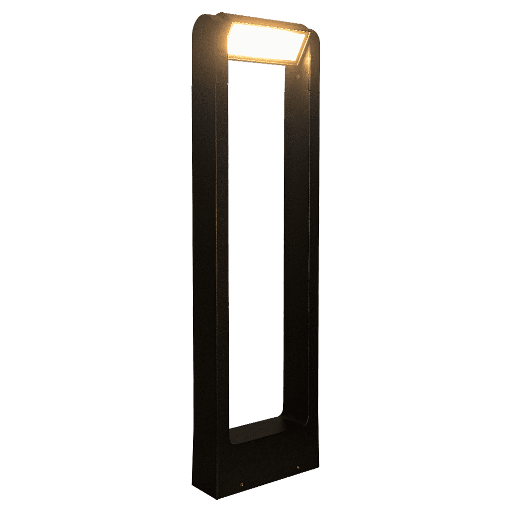 Outdoor Landscape Lighting LED 12V Low Voltage CDPA56 4x/8x/12x Package 8W 12V Low Voltage LED Rectangular Adjustable Bollard Landscape Aluminum Pathway Lighting
