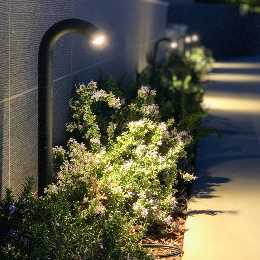 Outdoor Landscape Lighting LED 12V Low Voltage CDPA61 Cast Aluminum Path Light | 5W 3000K Warm White Integrated LED 12V Low Voltage Landscape Light