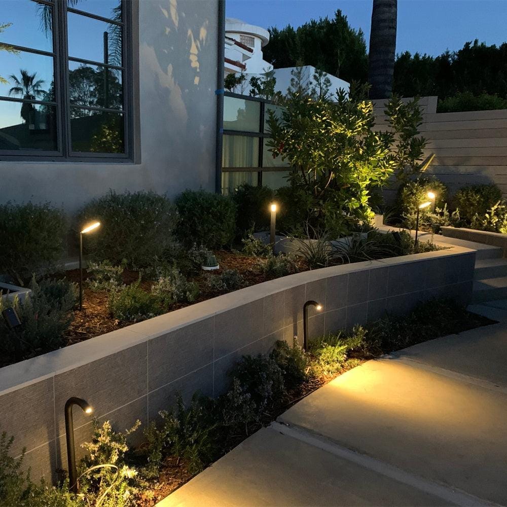 Outdoor Landscape Lighting LED 12V Low Voltage CDPA61 4x/8x/12x Package 5W LED Bollard Aluminum Path Light 12V Low Voltage Outdoor Landscape Lighting