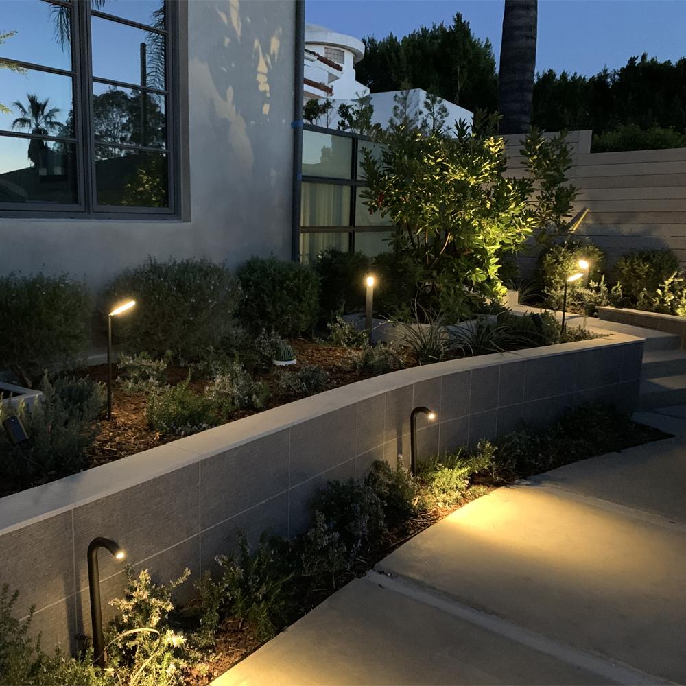 Outdoor Landscape Lighting LED 12V Low Voltage CDPA61 Cast Aluminum Path Light | 5W 3000K Warm White Integrated LED 12V Low Voltage Landscape Light