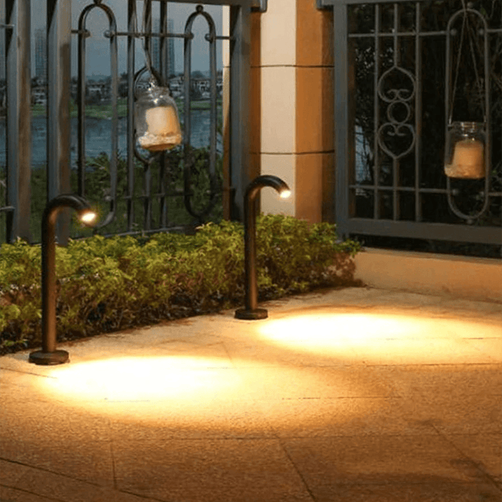 Outdoor Landscape Lighting LED 12V Low Voltage CDPA61 4x/8x/12x Package 5W LED Bollard Aluminum Path Light 12V Low Voltage Outdoor Landscape Lighting