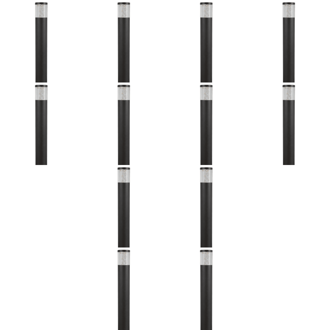 Outdoor Landscape Lighting LED 12V Low Voltage CDPA62 4x/8x/12x Package 3W 12V Low Voltage LED Linear Bollard Landscape Light Garden Aluminum Path Light 12 Pack