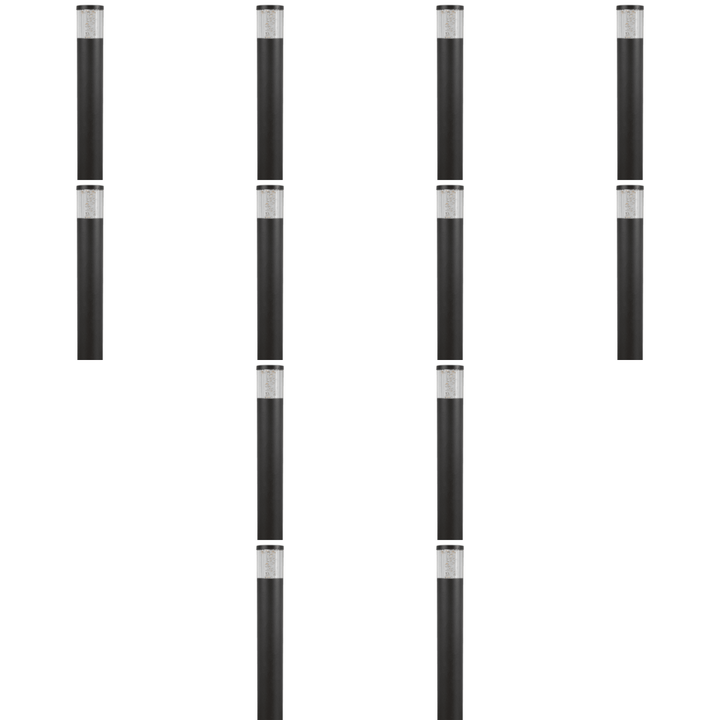 Outdoor Landscape Lighting LED 12V Low Voltage CDPA62 4x/8x/12x Package 3W 12V Low Voltage LED Linear Bollard Landscape Light Garden Aluminum Path Light 12 Pack