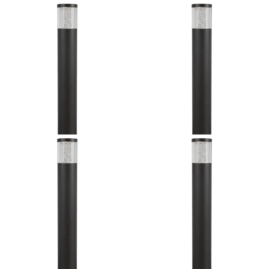 Outdoor Landscape Lighting LED 12V Low Voltage CDPA62 4x/8x/12x Package 3W 12V Low Voltage LED Linear Bollard Landscape Light Garden Aluminum Path Light 4 Pack