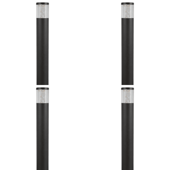Outdoor Landscape Lighting LED 12V Low Voltage CDPA62 4x/8x/12x Package 3W 12V Low Voltage LED Linear Bollard Landscape Light Garden Aluminum Path Light 4 Pack