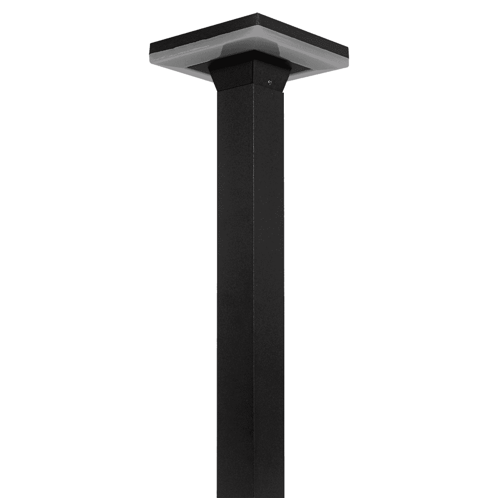 Outdoor Landscape Lighting LED 12V Low Voltage CDPA63 4x/8x/12x Package 12W Bollard Aluminumm Pathway Lighting LED Square Top Modern 12V Low Voltage