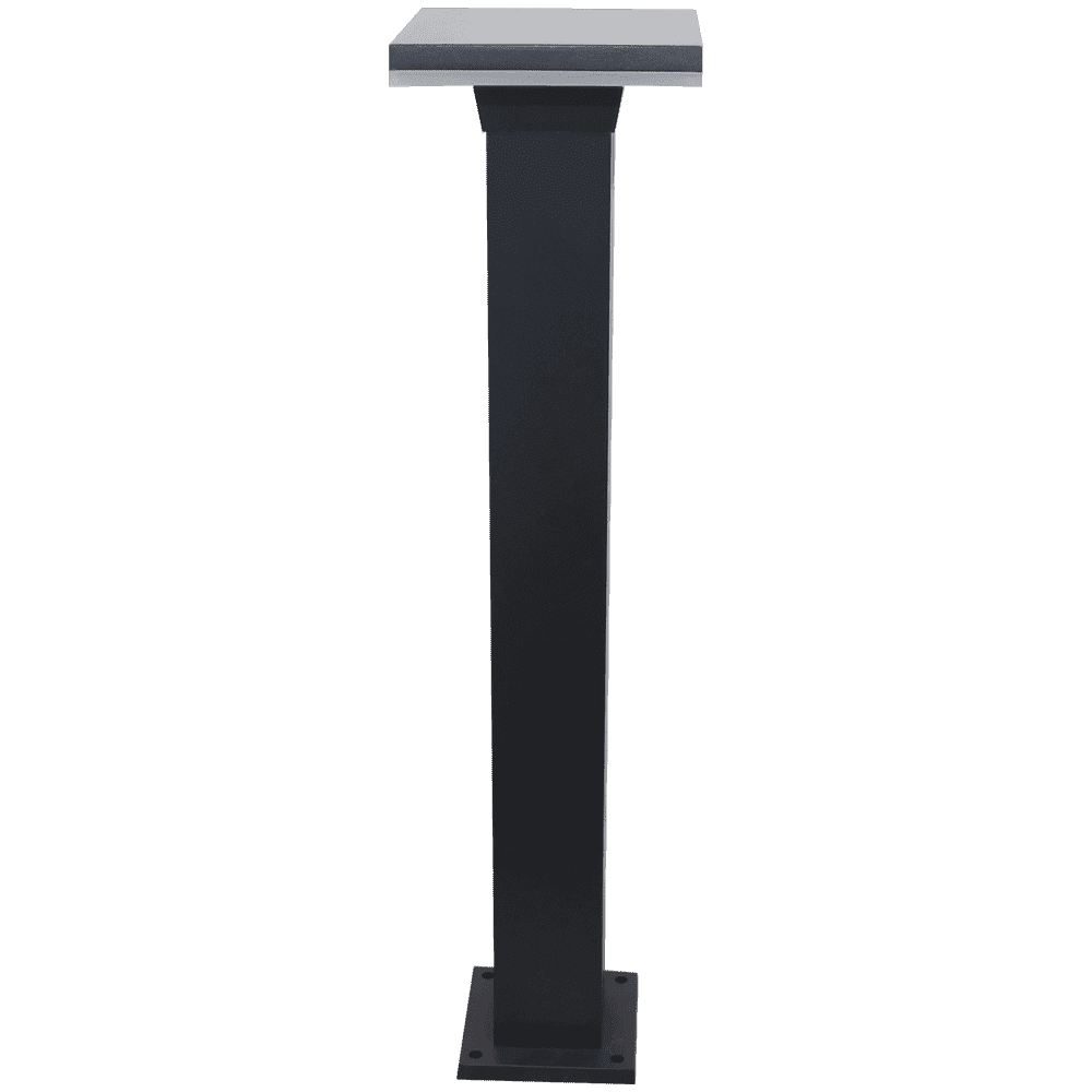 Outdoor Landscape Lighting LED 12V Low Voltage CDPA63 4x/8x/12x Package 12W Bollard Aluminumm Pathway Lighting LED Square Top Modern 12V Low Voltage
