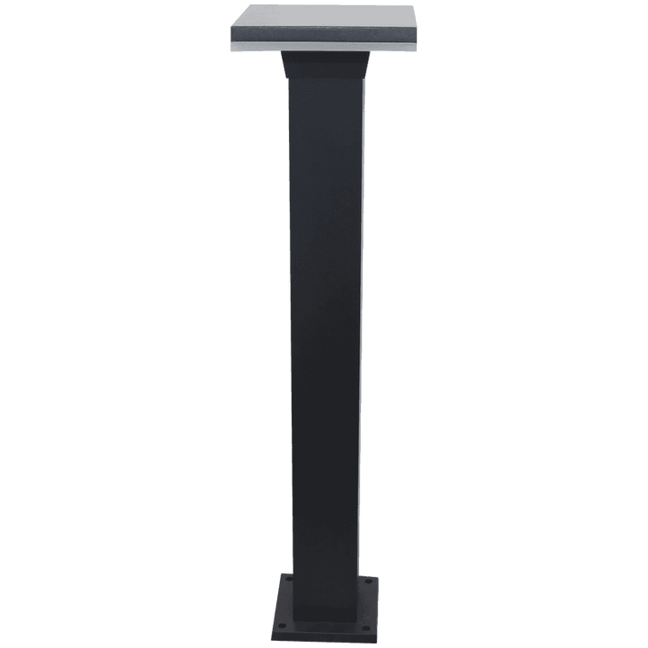 Outdoor Landscape Lighting LED 12V Low Voltage CDPA63 4x/8x/12x Package 12W Bollard Aluminumm Pathway Lighting LED Square Top Modern 12V Low Voltage