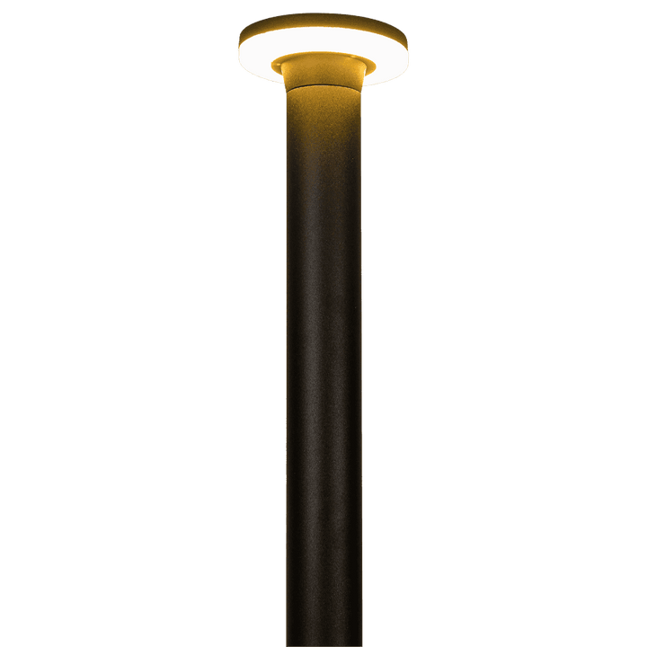 Outdoor Landscape Lighting LED 12V Low Voltage CDPA64 4x/8x/12x Package 12W Bollard Aluminum Pathway Lighting LED Circle Top Modern 12V Low Voltage