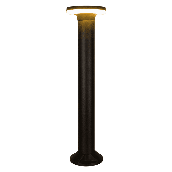 Outdoor Landscape Lighting LED 12V Low Voltage CDPA64 4x/8x/12x Package 12W Bollard Aluminum Pathway Lighting LED Circle Top Modern 12V Low Voltage