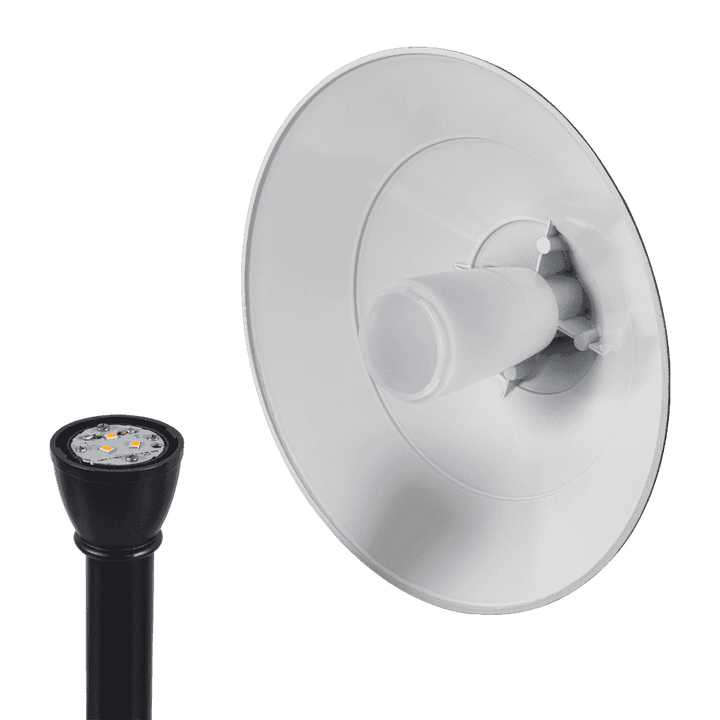 Outdoor Landscape Lighting LED 12V Low Voltage CDPA65 4x/8x/12x Package 3000K Warm White Integrated LED 3W Beaded Swivel Hat LED 12V Low Voltage Aluminum Path Light