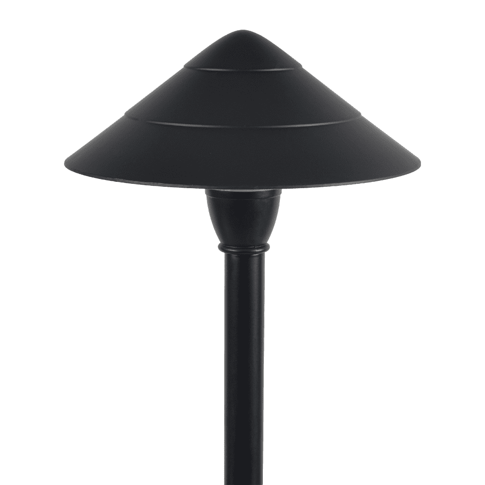 Outdoor Landscape Lighting LED 12V Low Voltage CDPA65 4x/8x/12x Package 3000K Warm White Integrated LED 3W Beaded Swivel Hat LED 12V Low Voltage Aluminum Path Light