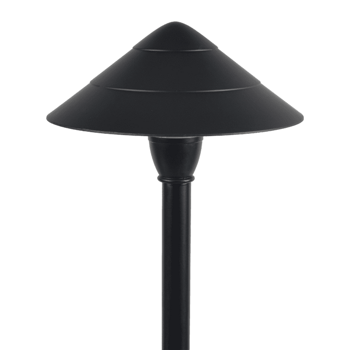 Outdoor Landscape Lighting LED 12V Low Voltage CDPA65 4x/8x/12x Package 3000K Warm White Integrated LED 3W Beaded Swivel Hat LED 12V Low Voltage Aluminum Path Light