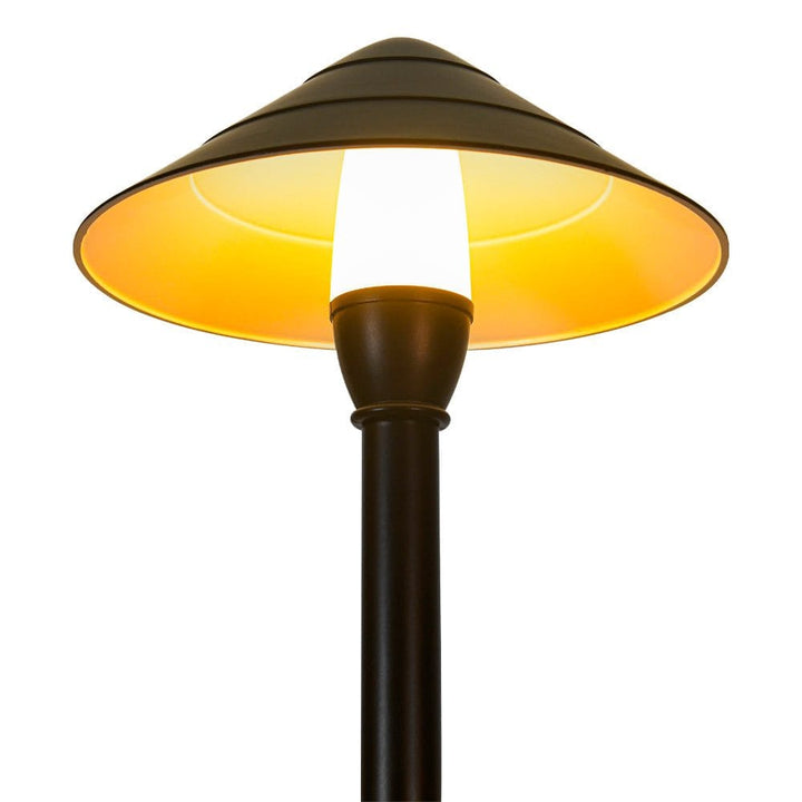 Outdoor Landscape Lighting LED 12V Low Voltage CDPA65 Cast Aluminum Path Light | 3W 3000K Warm White Integrated LED 12V Low Voltage Landscape Light
