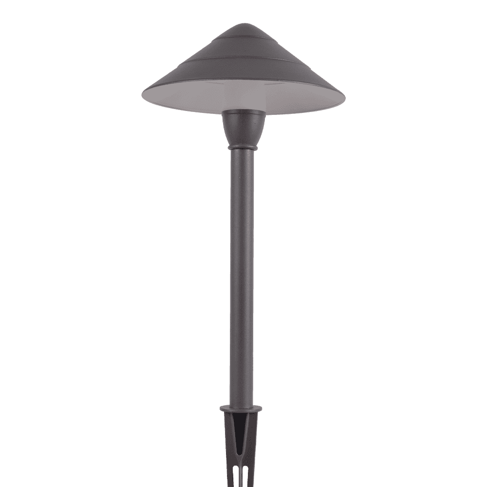 Outdoor Landscape Lighting LED 12V Low Voltage CDPA65 4x/8x/12x Package 3000K Warm White Integrated LED 3W Beaded Swivel Hat LED 12V Low Voltage Aluminum Path Light