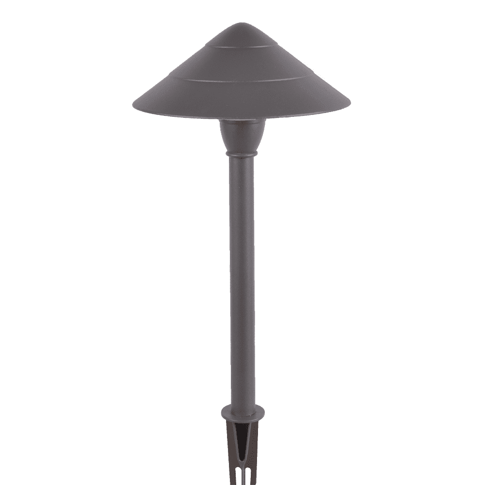 Outdoor Landscape Lighting LED 12V Low Voltage CDPA65 4x/8x/12x Package 3000K Warm White Integrated LED 3W Beaded Swivel Hat LED 12V Low Voltage Aluminum Path Light