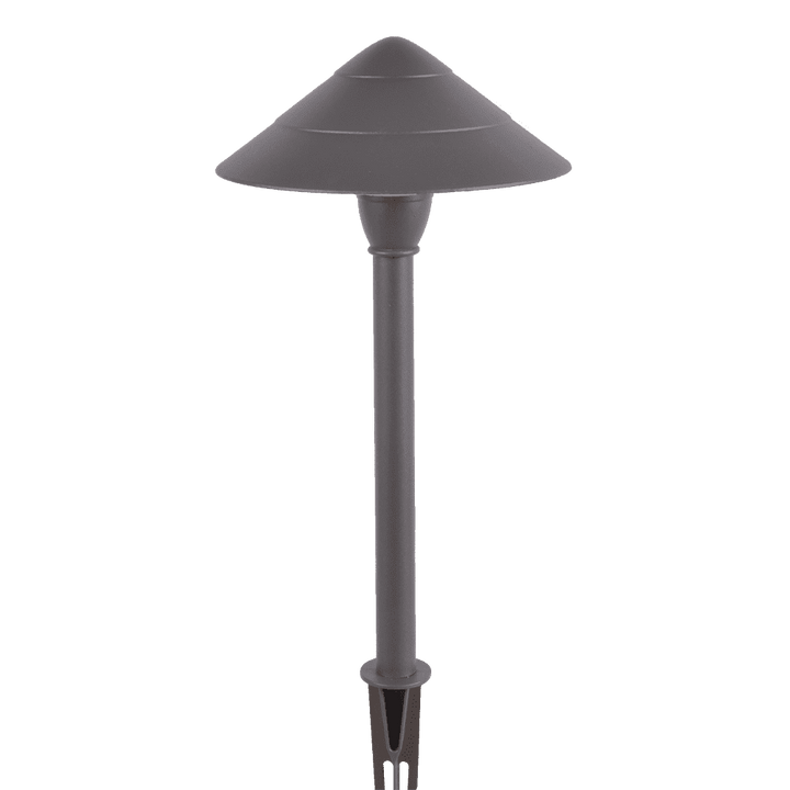 Outdoor Landscape Lighting LED 12V Low Voltage CDPA65 4x/8x/12x Package 3000K Warm White Integrated LED 3W Beaded Swivel Hat LED 12V Low Voltage Aluminum Path Light