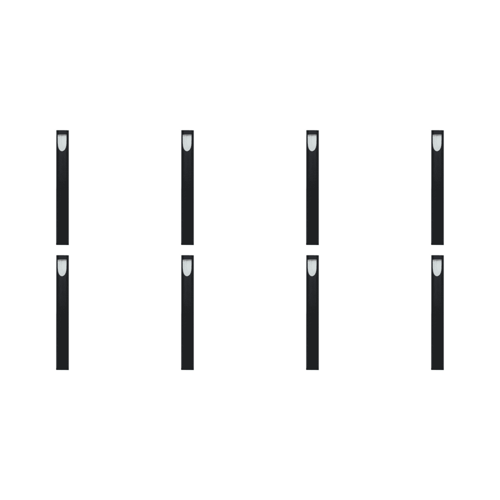 Outdoor Landscape Lighting LED 12V Low Voltage CDPA67 4x/8x/12x Package 3W LED Uni Directional Slit Cylinder Bollard Aluminum Path Light 12V Low Voltage Outdoor Landscape Lighting 8 Pack