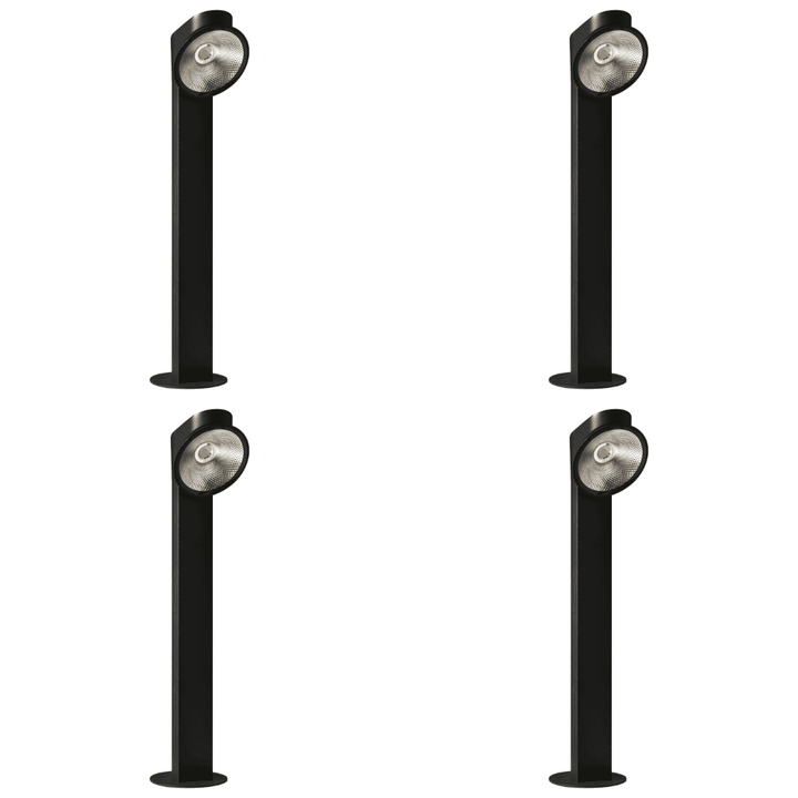 Outdoor Landscape Lighting LED 12V Low Voltage CDPA69 4x/8x/12x Package 10W LED Multi Directional Aluminum Bollard Path Light 12V Low Voltage Outdoor Landscape Lighting 4 Pack