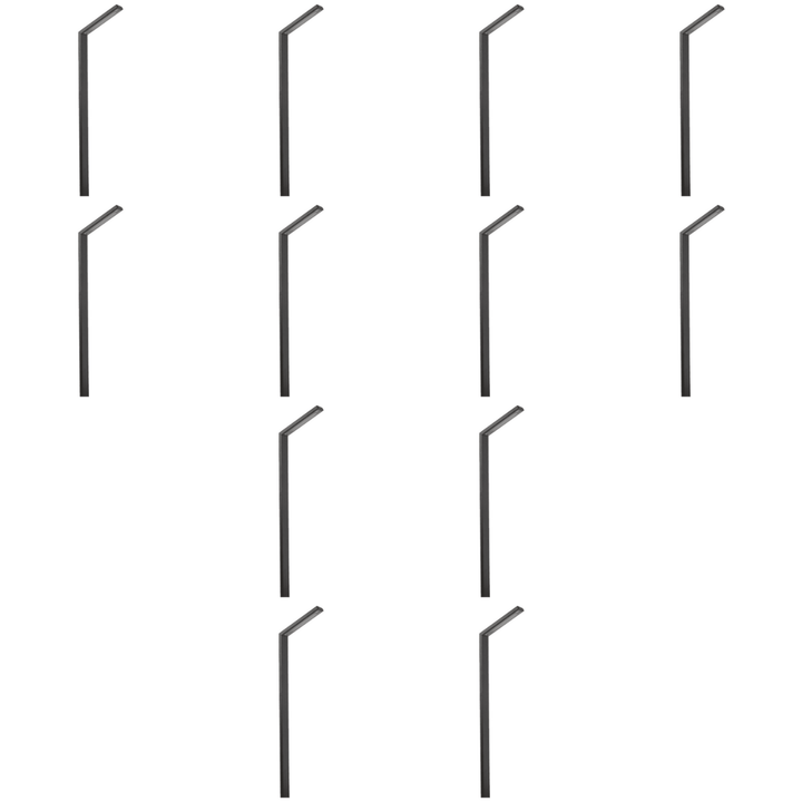 Outdoor Landscape Lighting LED 12V Low Voltage CDPS59 4x/8x/12x Package 3W Stainless Steel 12V Low Voltage LED Linear Path Light Directional Fixture Black 12 Pack