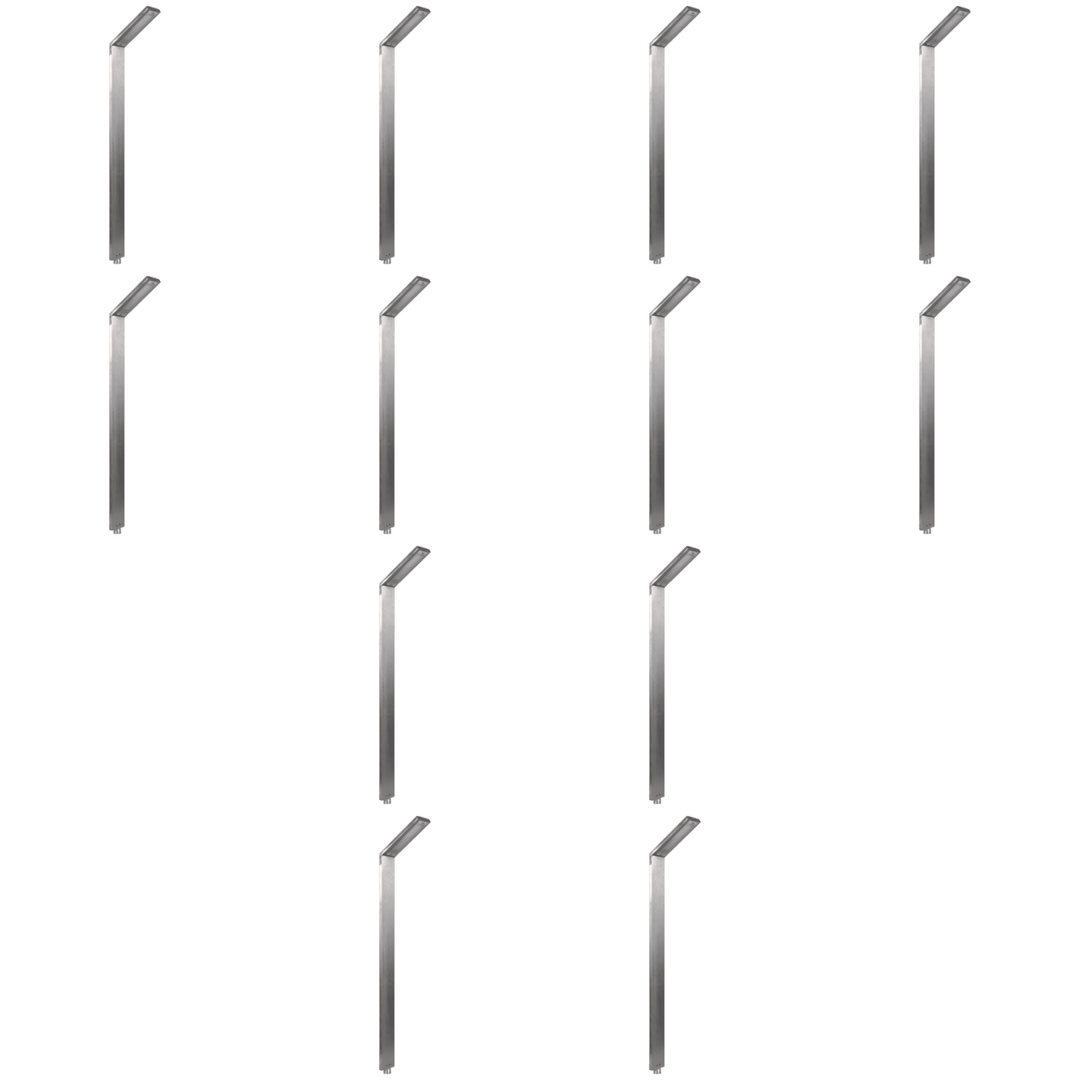 Outdoor Landscape Lighting LED 12V Low Voltage CDPS59 4x/8x/12x Package 3W Stainless Steel 12V Low Voltage LED Linear Path Light Directional Fixture Stainless Steel 12 Pack