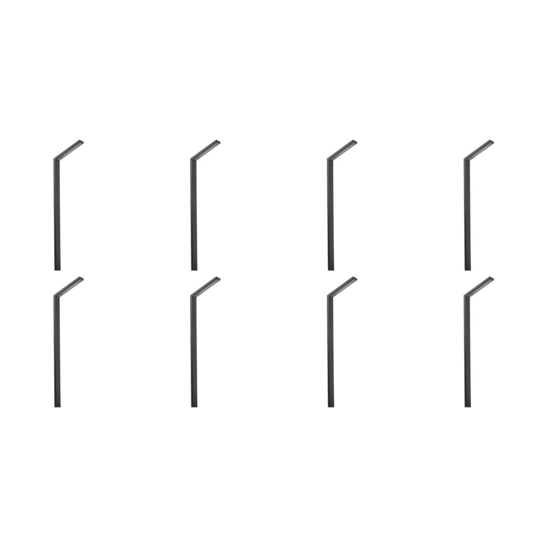 Outdoor Landscape Lighting LED 12V Low Voltage CDPS59 4x/8x/12x Package 3W Stainless Steel 12V Low Voltage LED Linear Path Light Directional Fixture Black 8 Pack