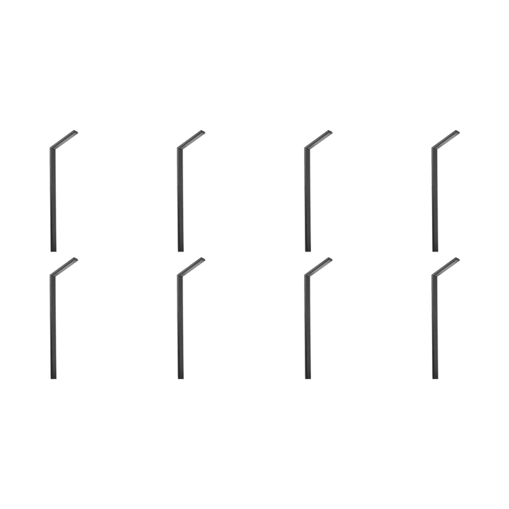Outdoor Landscape Lighting LED 12V Low Voltage CDPS59 4x/8x/12x Package 3W Stainless Steel 12V Low Voltage LED Linear Path Light Directional Fixture Black 8 Pack