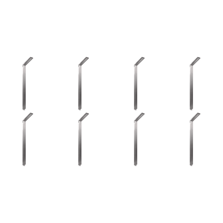 Outdoor Landscape Lighting LED 12V Low Voltage CDPS59 4x/8x/12x Package 3W Stainless Steel 12V Low Voltage LED Linear Path Light Directional Fixture Stainless Steel 8 Pack