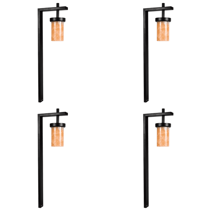 Outdoor Landscape Lighting LED 12V Low Voltage CDPS70 4x/8x/12x Package 3W 3000K Warm White Integrated LED Stainless Steel and Marble Path Light 12V Low Voltage Outdoor Landscape Lighting 4 Pack