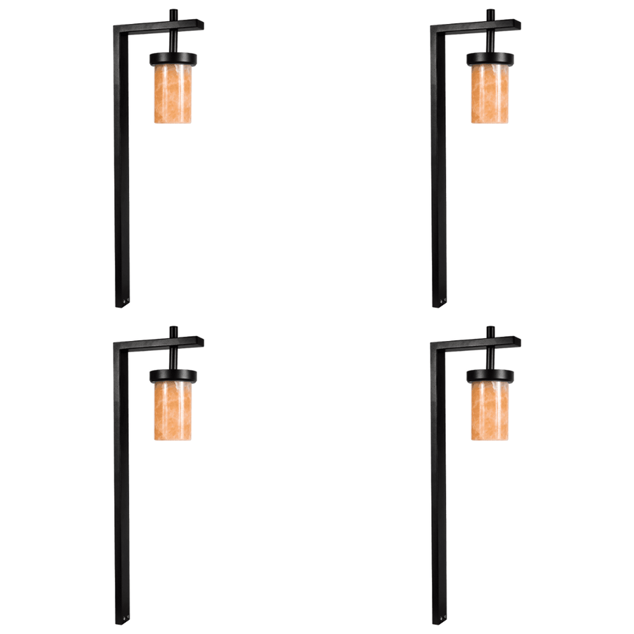 Outdoor Landscape Lighting LED 12V Low Voltage CDPS70 4x/8x/12x Package 3W 3000K Warm White Integrated LED Stainless Steel and Marble Path Light 12V Low Voltage Outdoor Landscape Lighting 4 Pack
