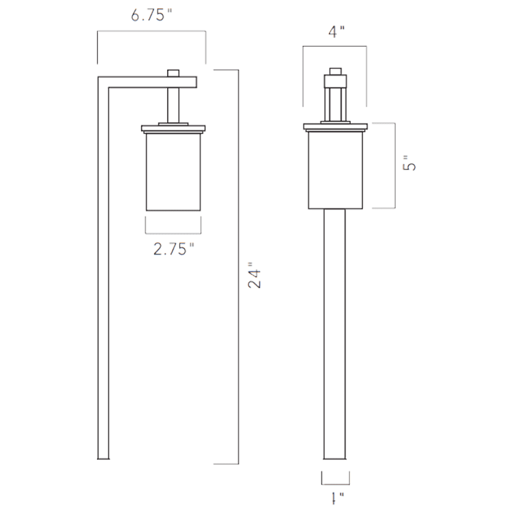 Outdoor Landscape Lighting LED 12V Low Voltage CDPS70 Stainless Steel and Marble Path Light | 3W 3000K Warm White Integrated LED 12V Low Voltage Landscape Light