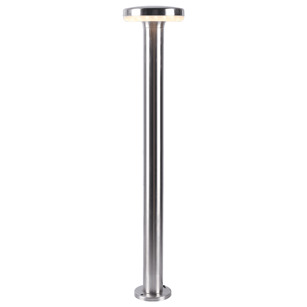 Outdoor Landscape Lighting LED 12V Low Voltage CDPS72 4x/8x/12x Package 7W Stainless Steel Bollard Pathway Lighting LED Circle Top Modern 12V Low Voltage