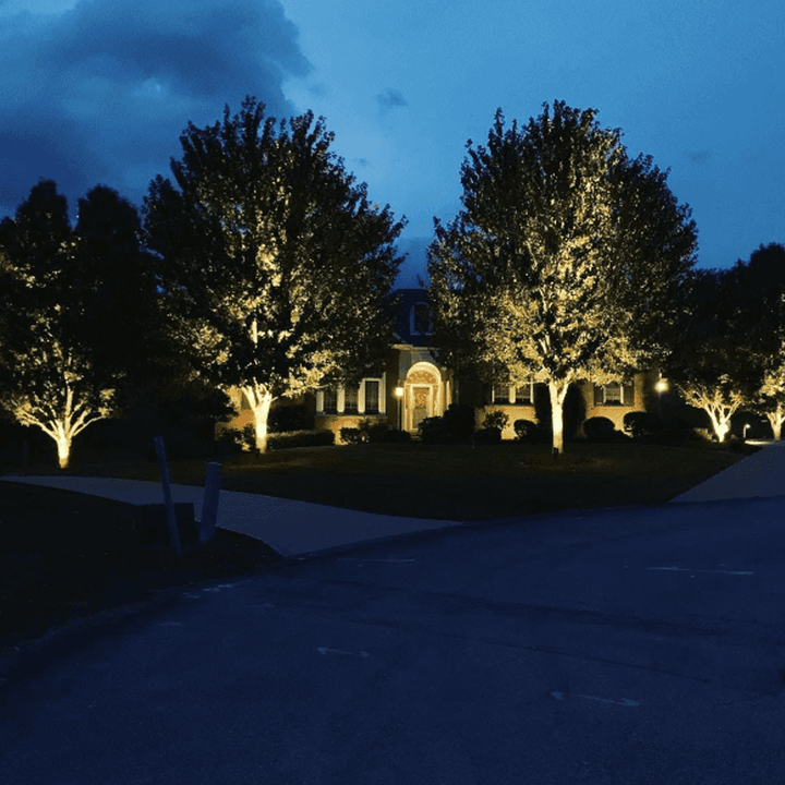 Outdoor Landscape Lighting LED 12V Low Voltage CDRA30 4x/8x/12x Package 30W 12V Low Voltage Smart Bluetooth RGBW Narrow Beam Directional Outdoor Landscape Aluminum Spotlight