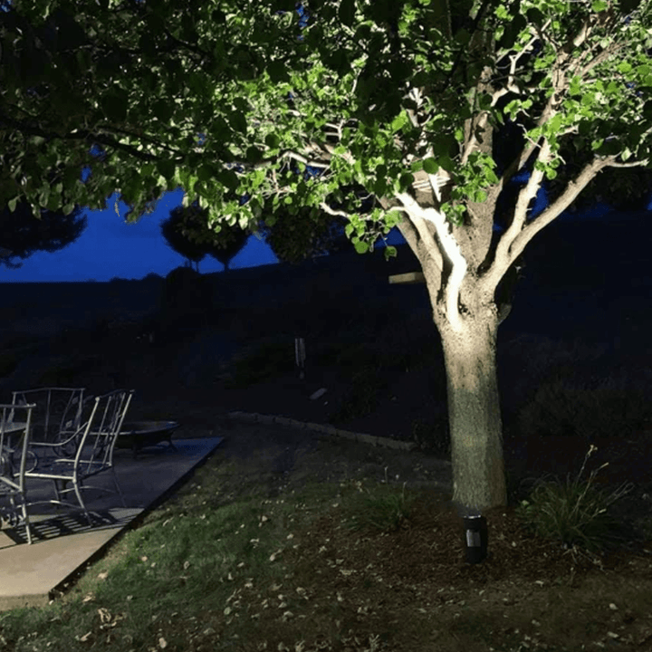 Outdoor Landscape Lighting LED 12V Low Voltage CDRA12 4x/8x/12x Package 12W 12V Low Voltage Smart Bluetooth RGBW Narrow Beam Directional Outdoor Landscape Aluminum Spotlight