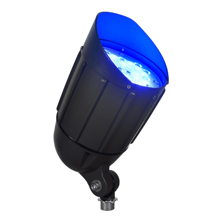 Outdoor Landscape Lighting LED 12V Low Voltage CDRA30 4x/8x/12x Package 30W 12V Low Voltage Smart Bluetooth RGBW Narrow Beam Directional Outdoor Landscape Aluminum Spotlight