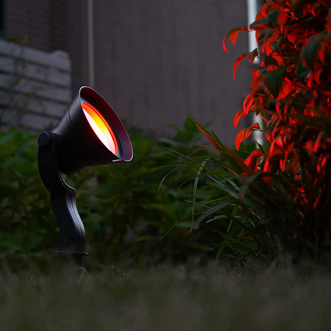 Outdoor Landscape Lighting LED 12V Low Voltage CDRA95 10W LED Smart Wi-Fi RGBW Wide Beam Directional Outdoor Landscape 12V Low Voltage Aluminum Spotlight