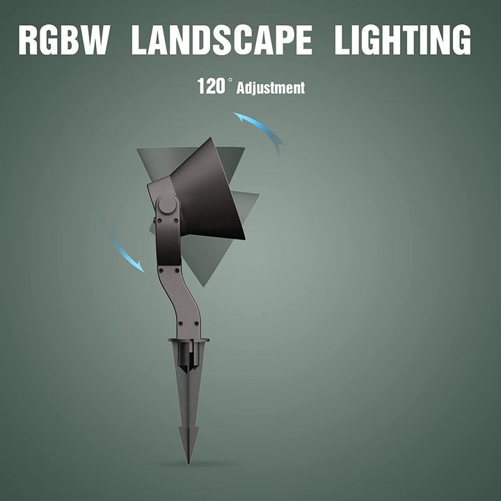 Outdoor Landscape Lighting LED 12V Low Voltage CCDA95 7W LED 3CCT Wide Beam Directional Outdoor Landscape Lighting 12 Low Voltage Aluminum Spotlight