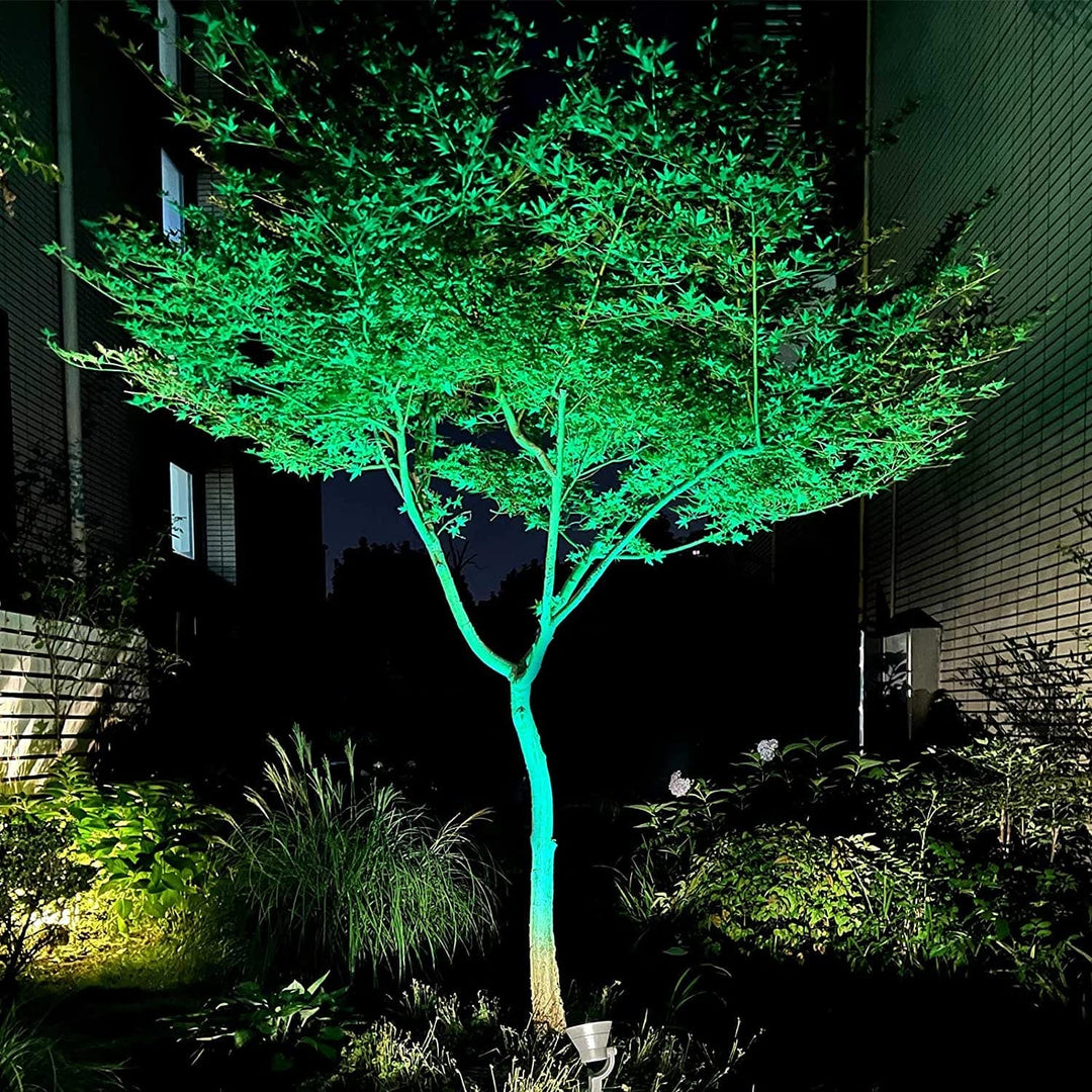Outdoor Landscape Lighting LED 12V Low Voltage CDRA95 4x/8x/12x Package 10W LED Smart Wi-Fi RGBW Wide Beam Directional Outdoor Landscape Spotlight