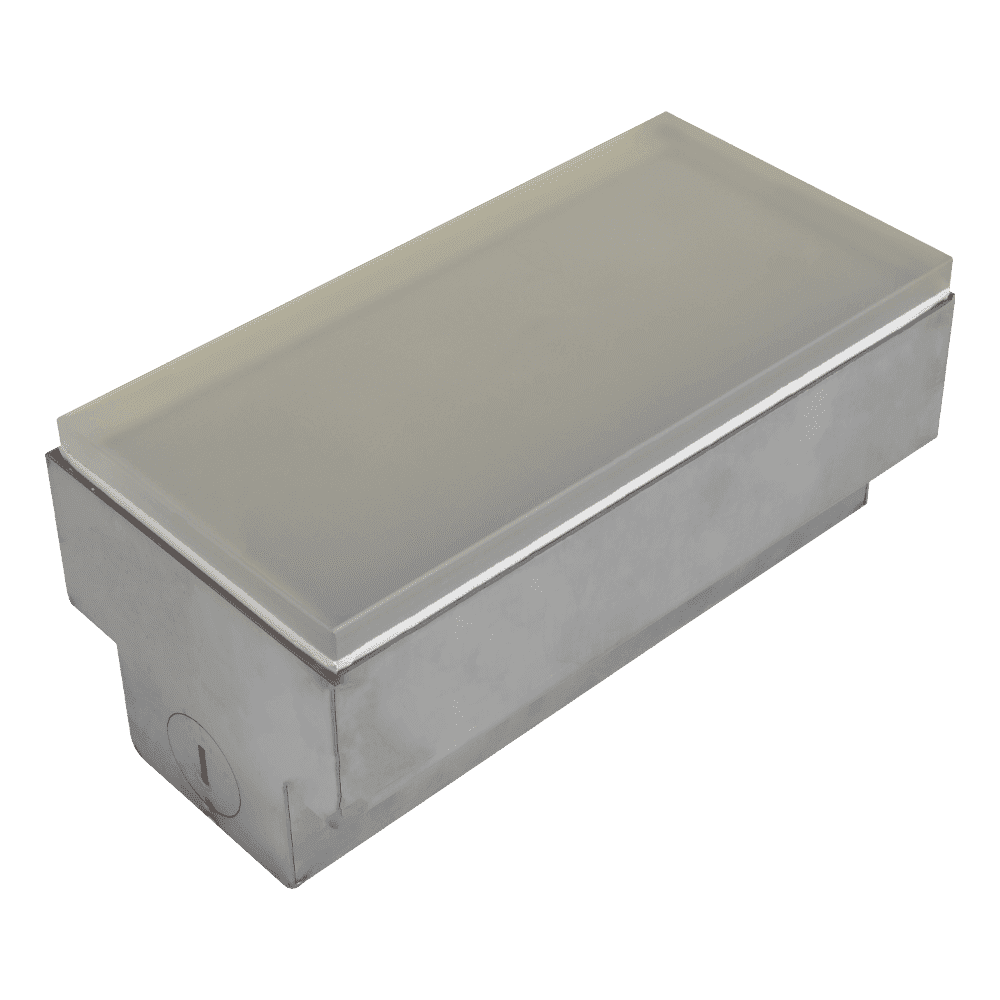 Outdoor Landscape Lighting LED 12V Low Voltage CRG31 4x/8x/12x Package DC12V Low Voltage In Ground RGB or Warm White LED Brick Paver Light Rectangle IP67 Waterproof
